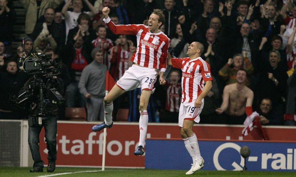 Stoke City 2012 Peter Crouch  Jonathan Walters