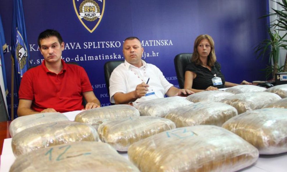 Splitska policija, marihuana