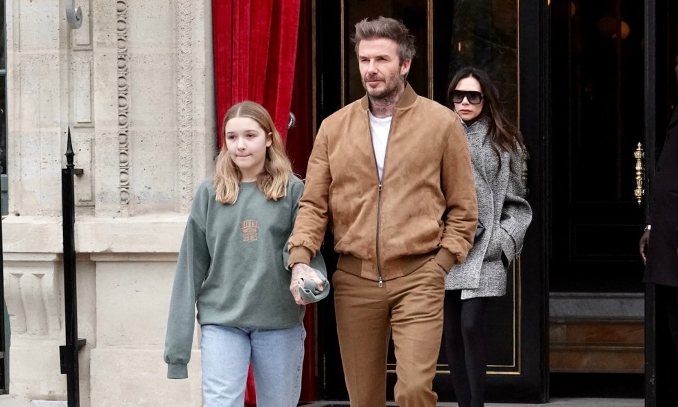 Harper Seven, Victoria i David Beckham