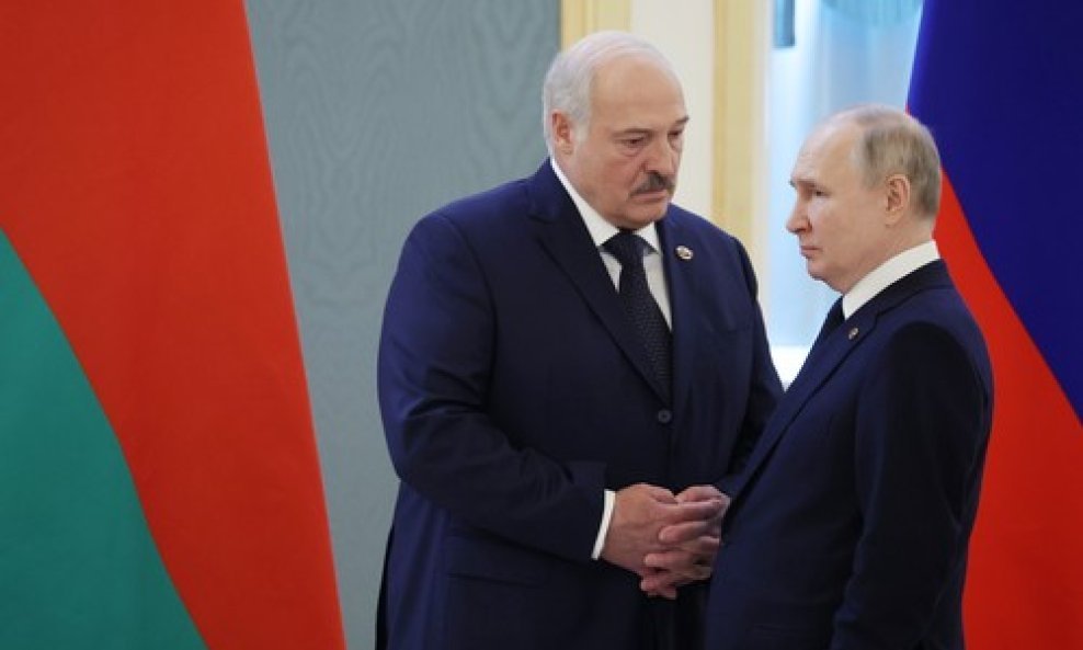 Aleksandar Lukašenko i Vladimir Putin