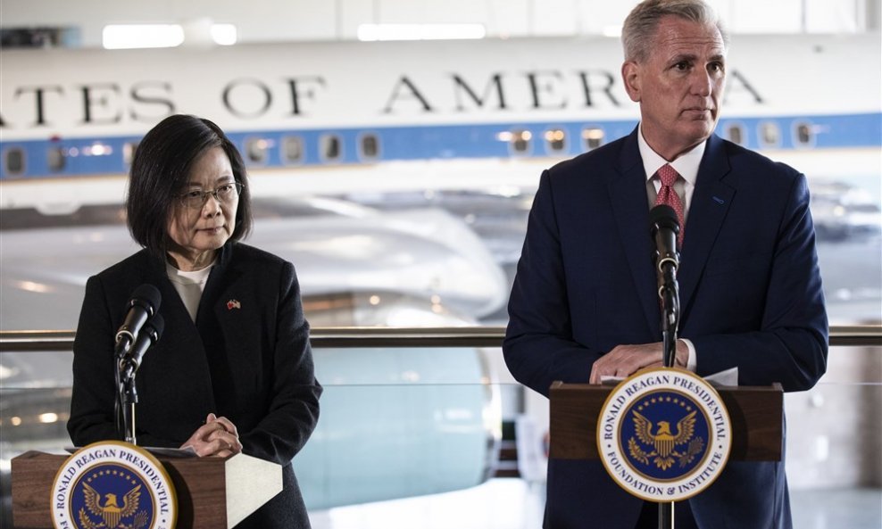 Tsai Ing-wen i Kevin McCarthy