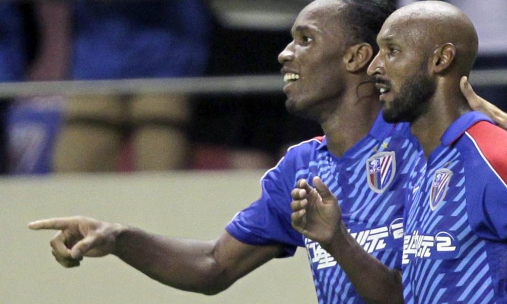 Didier Drogba i Nicolas Anelka