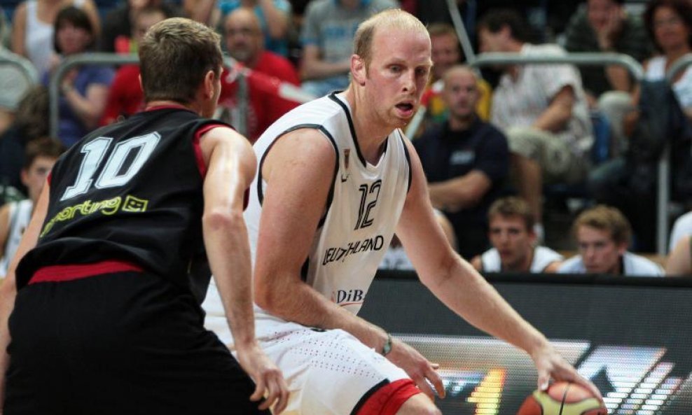 Chris Kaman Njemačka EUROBASKET 2011 Dimitri Lauwers Belgija