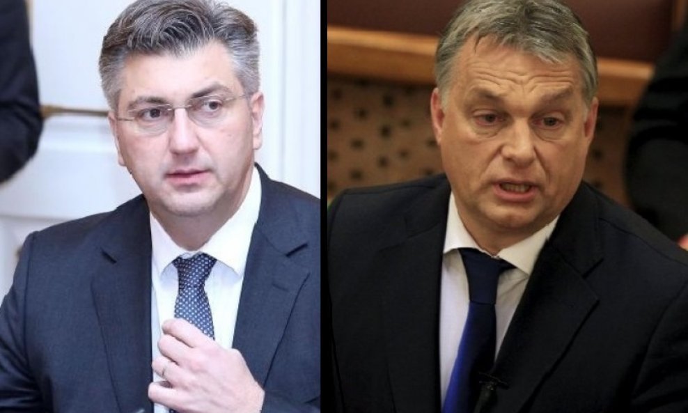 Andrej Plenković Viktor Orban