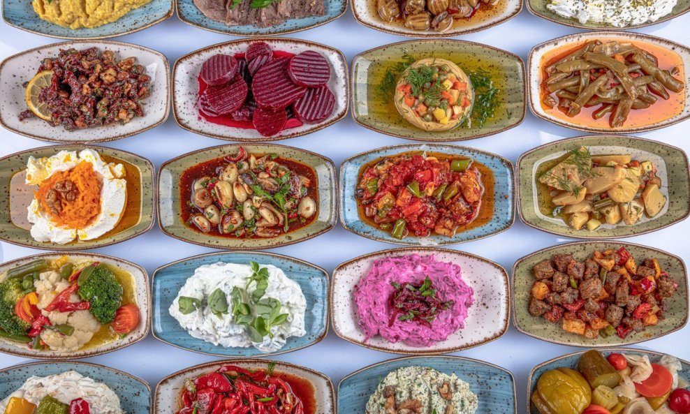 U turskoj kuhinji meze su neizostavne