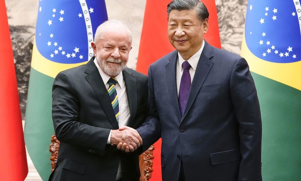 Luiz Inacio Lula da Silva i Xi Jinping