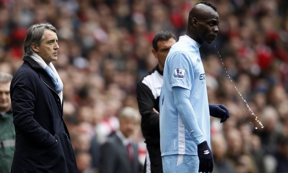 Roberto Mancini i Mario Balotelli