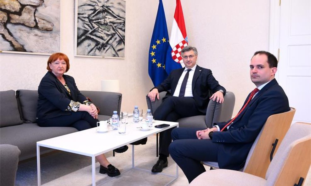 Zlata Hrvoj-Šipek, Andrej Plenković i Ivan Malenica