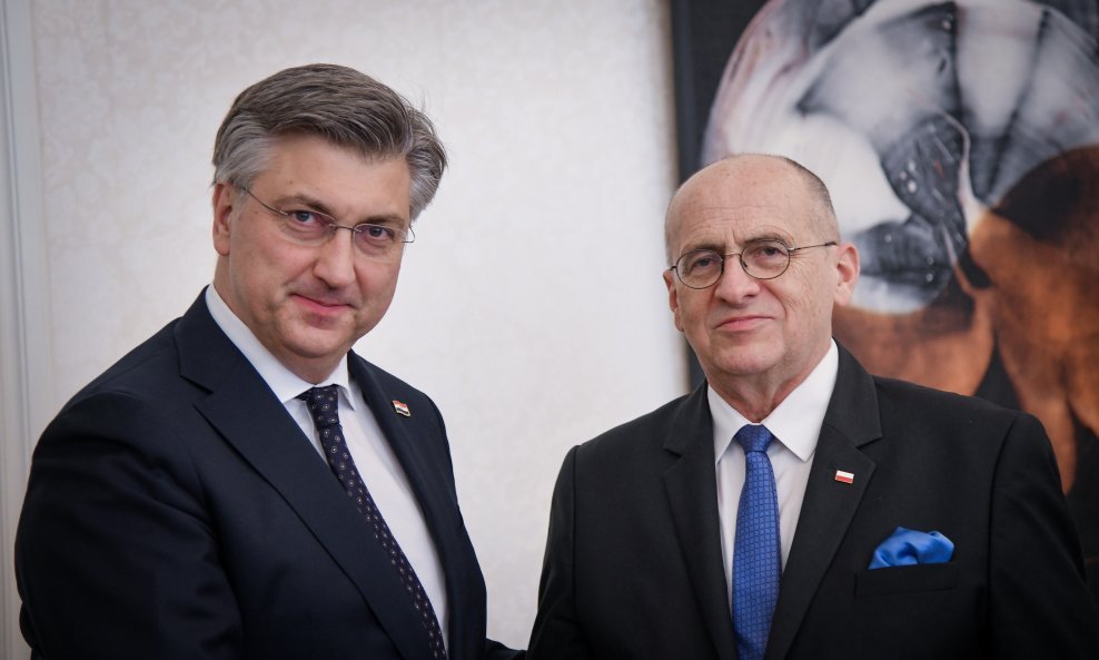 Andrej Plenković i Zbigniew Rau