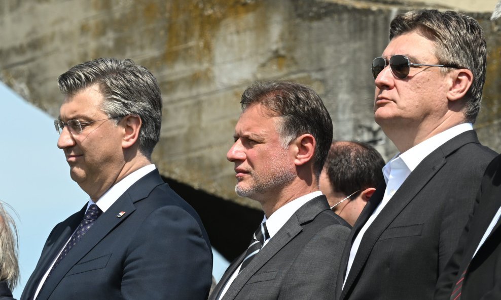 Andrej Plenković, Gordan Jandroković, Zoran Milanović