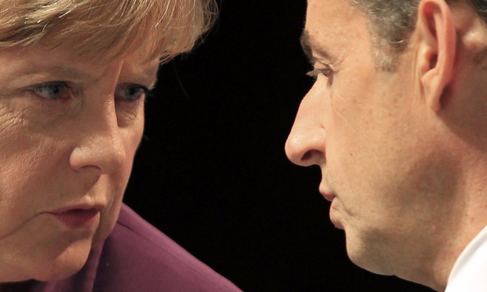 Angela Merkel i Nicolas Sarkozy