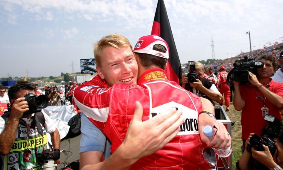 Mika Hakkinen i Michael Schumacher