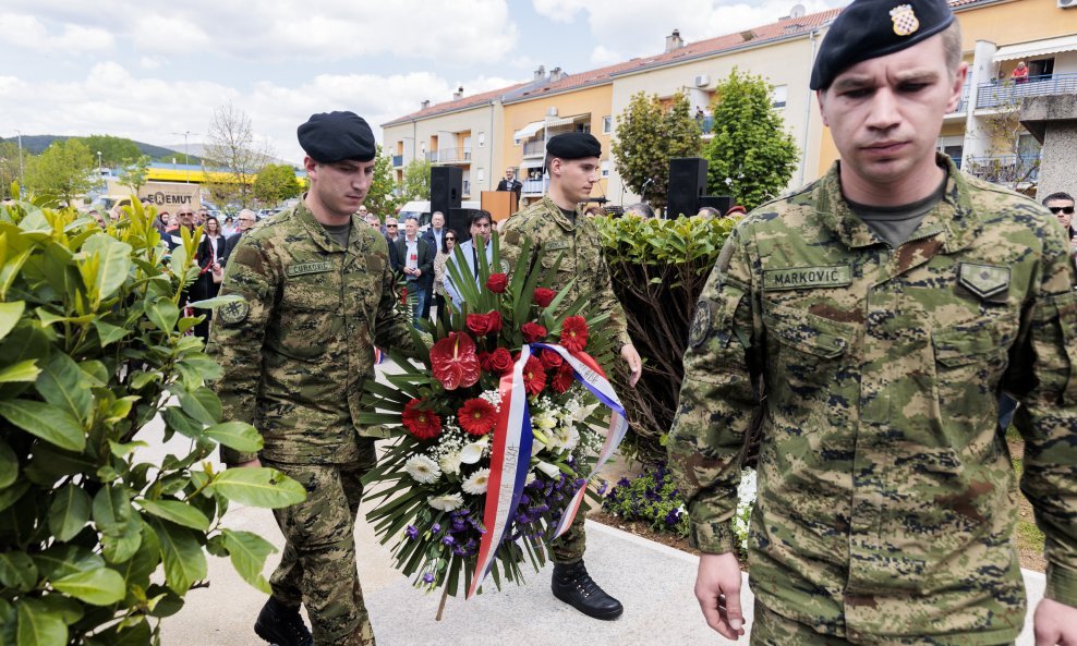 Obilježavanje obljetnice smrti Gojka Šuška u Sinju u svibnju 2022.