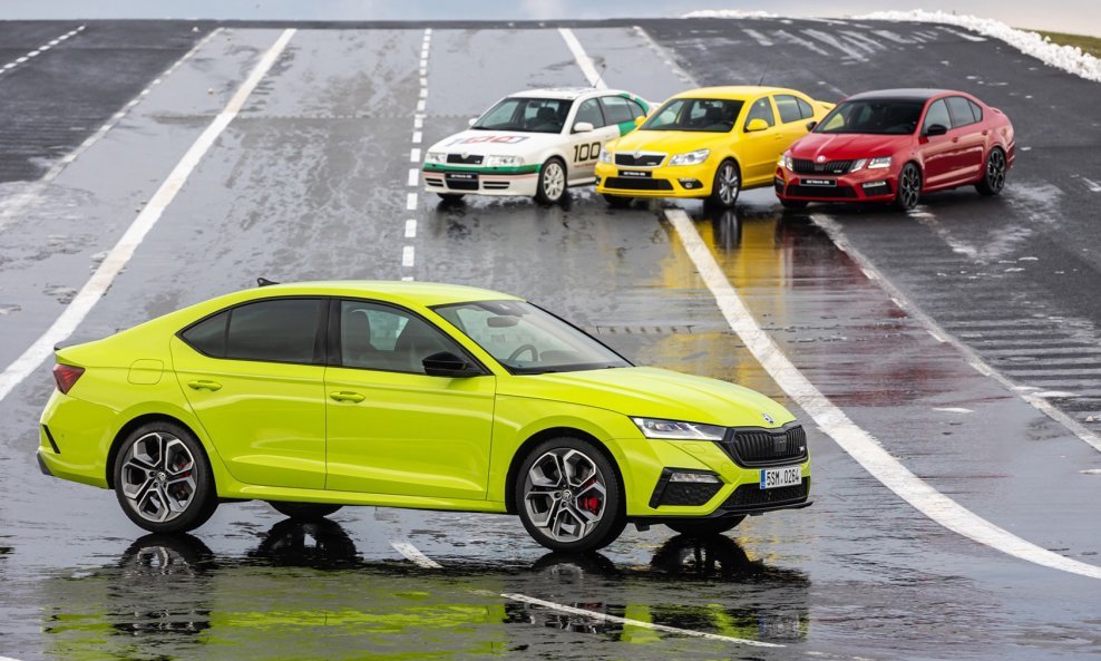 Škoda Octavia RS - sve četiri generacije na jednom mjestu