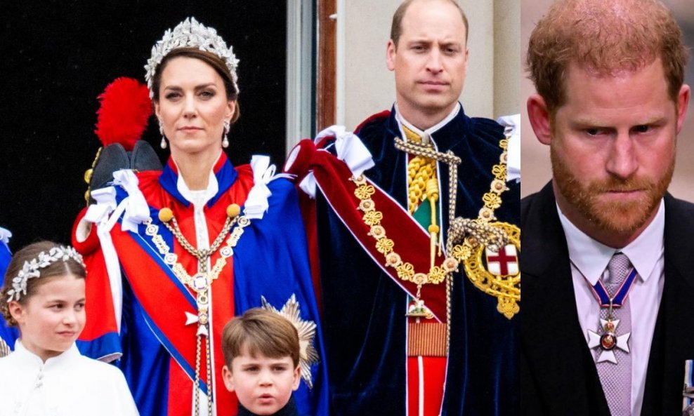 Kate Middleton i princ William, princ Harry
