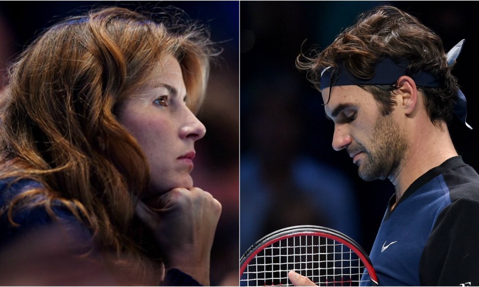 Mirka i Roger Federer