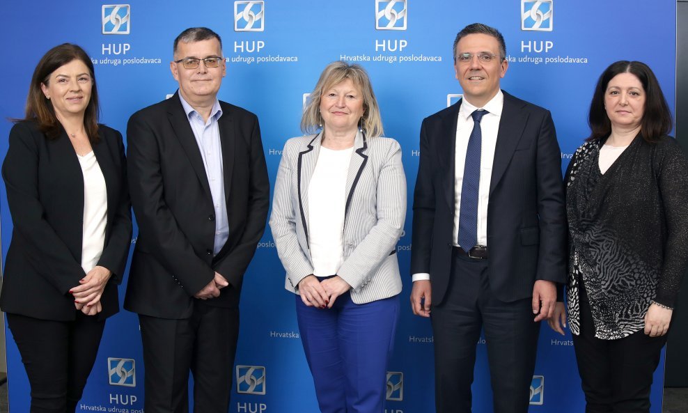 Marijana Filipić (HUP), Davor Tolić (Ipsos), Vlasta Špoljarić (Carinska uprava), Hrvoje Stojić (HUP), Inga Maleš (Carinska uprava)