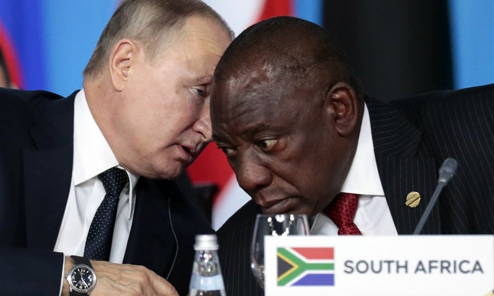 Vladimir Putin i Cyril Ramaphosa