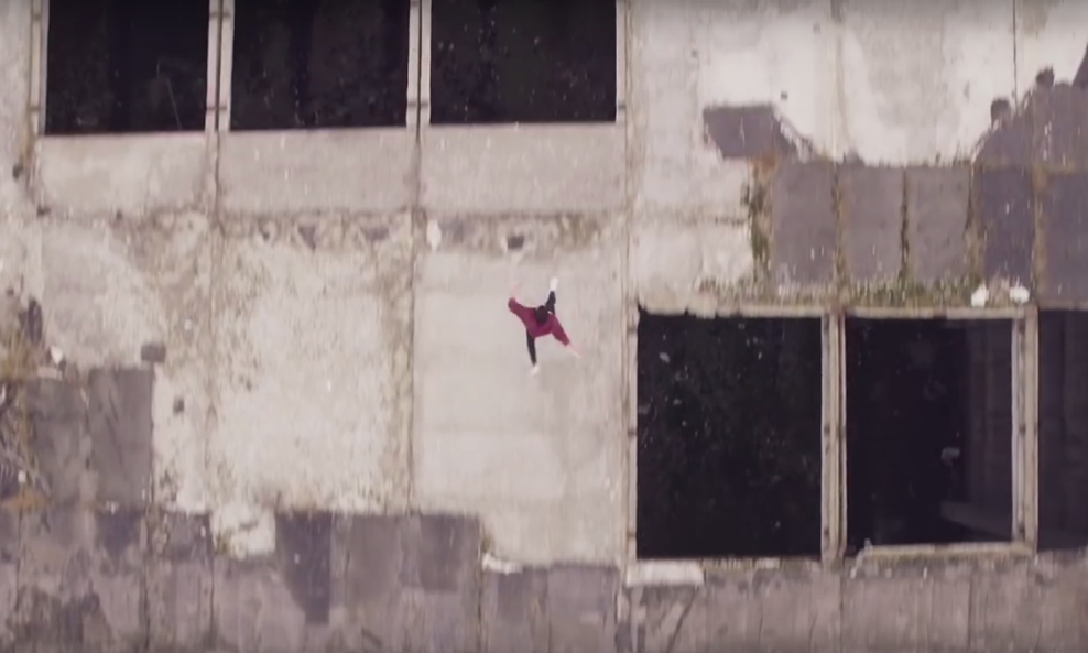 dron parkour