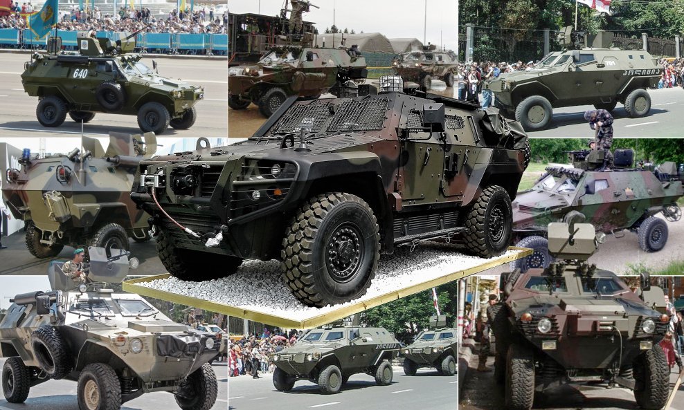 Oklopna vozila Cobra i Cobra II u sastavu su raznih vojski