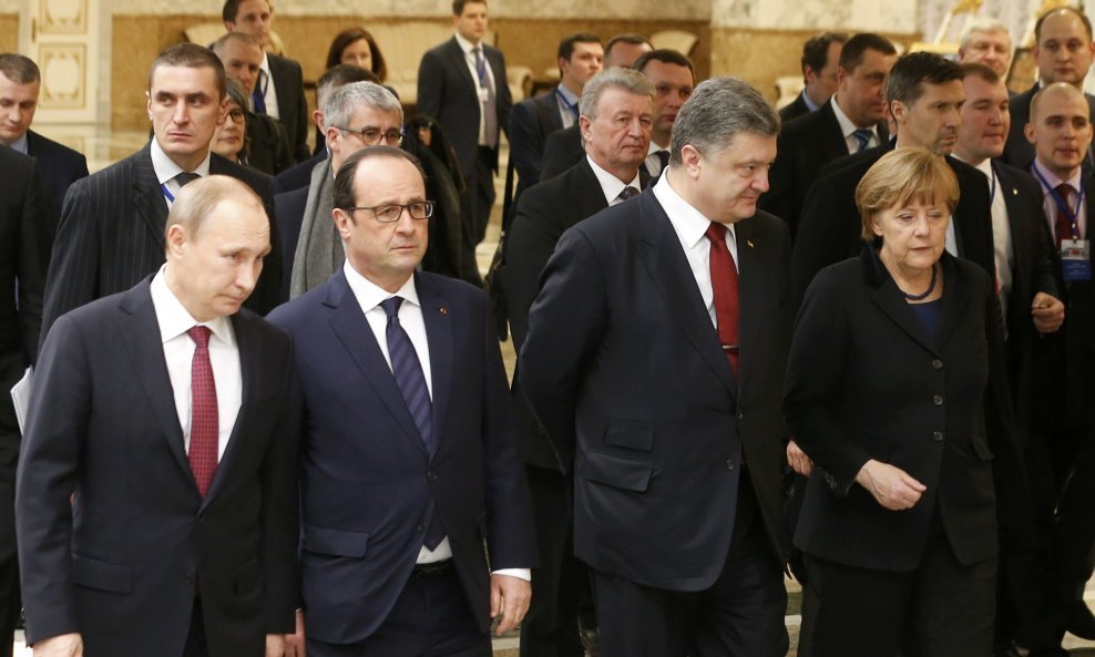 Putin, Hollande, Porošenko i Merkel