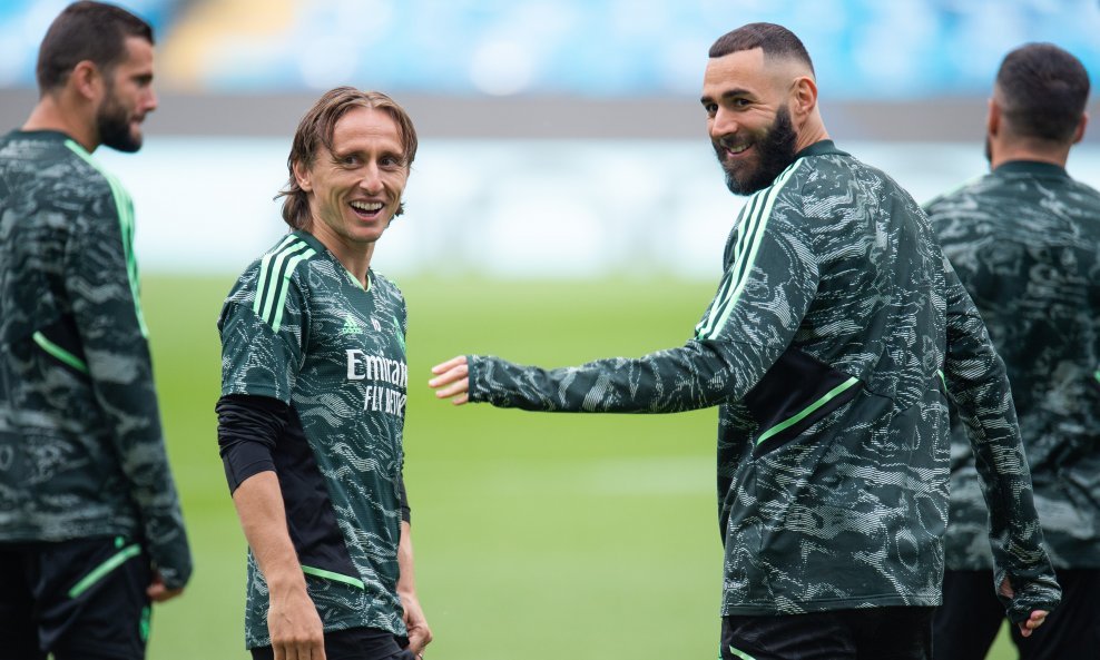 Luka Modrić i Karim Benzema