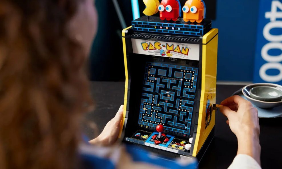 Lego automat Pac-Man izgleda kao prava stvar, no na njemu se, nažalost, ne možete igrati