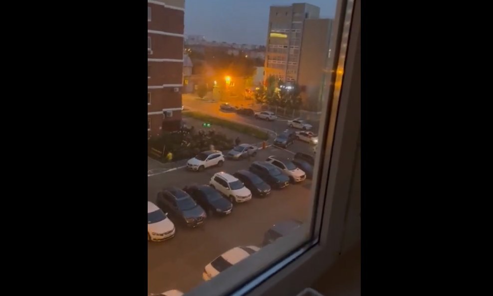 Trenutak eksplozije stambene zgrade u Krasnodaru