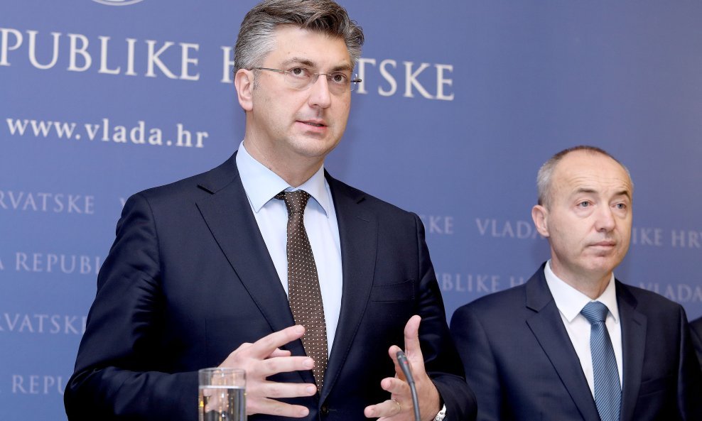 Andrej Plenković  i Damir Krstićević