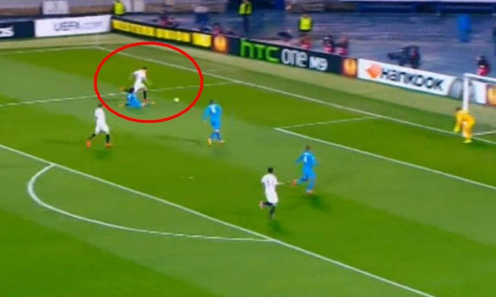 Vitolo Sevilla pogrešno dosuđen penal