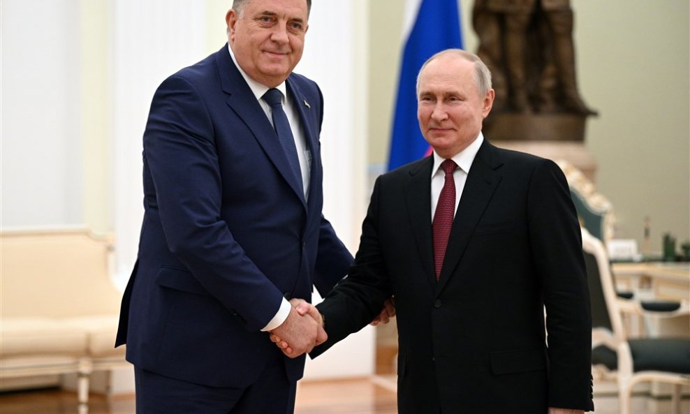 Milorad Dodik i Vladimir Putin u Moskvi