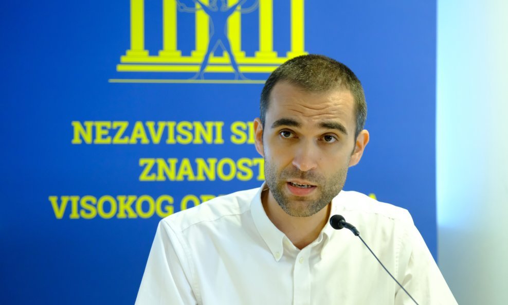Matija Kroflin, glavni tajnik Sindikata znanosti i visokog obrazovanja