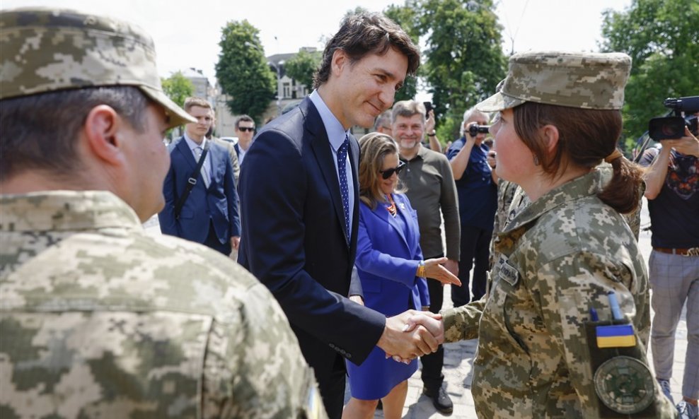 Justin Trudeau u Ukrajini