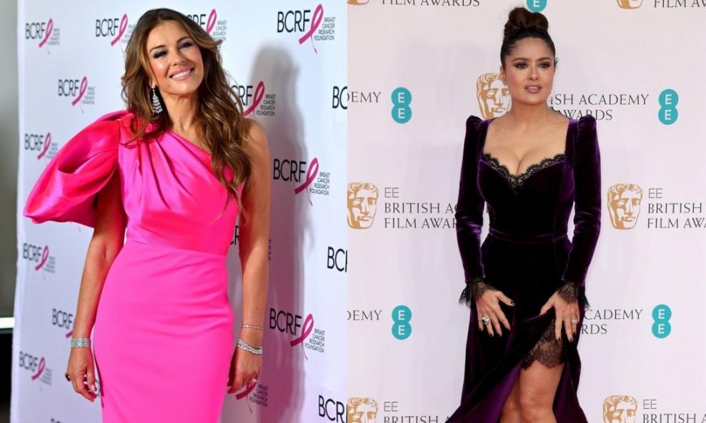 Liz Hurley (58) i Salma Hayek (56)