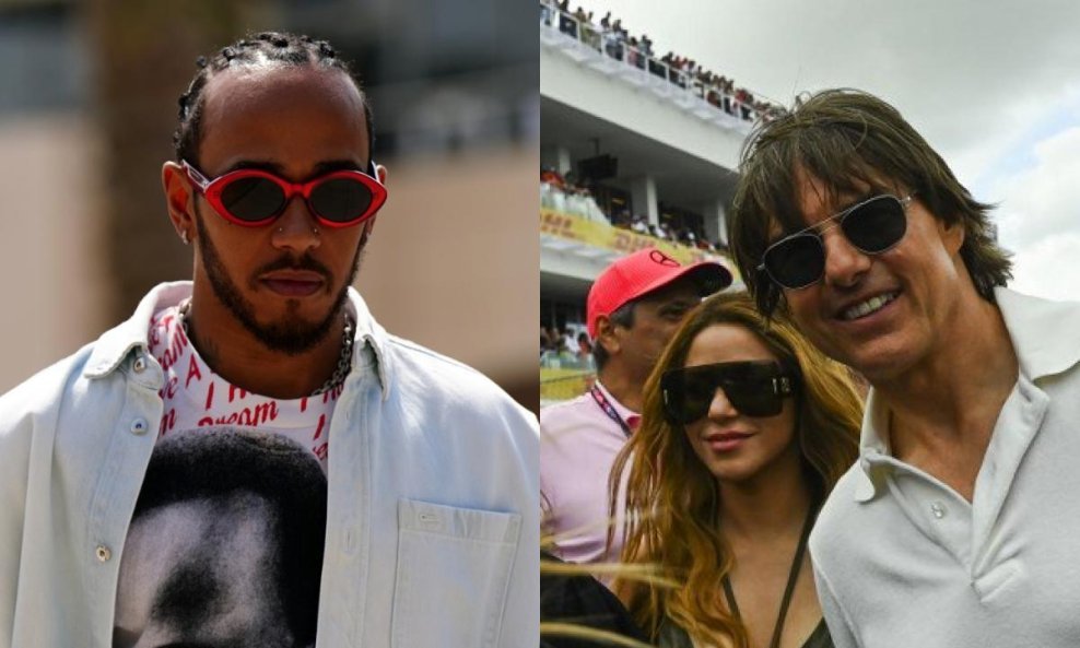 Lewis Hamilton, Shakira i Tom Cruise