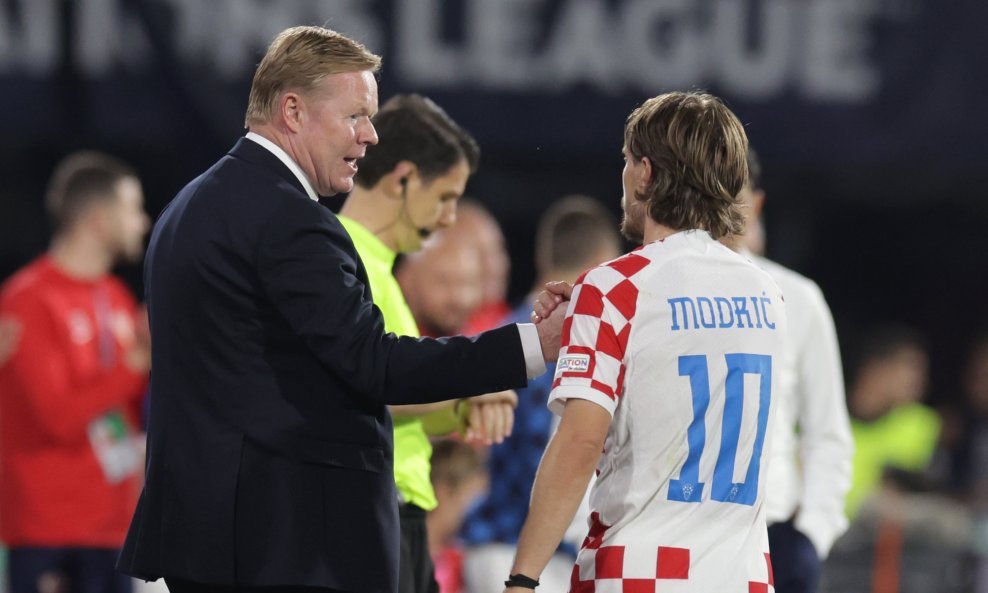 Ronald Koeman i Luka Modrić