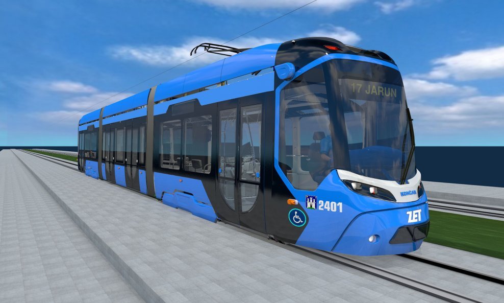 Izgled budućih Končerevih tramvaja za grad Zagreb