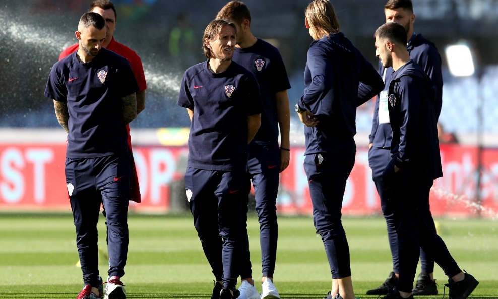 Brozović, Modrić i dio igrača koji kreću u početnih 11 protiv Španjolske