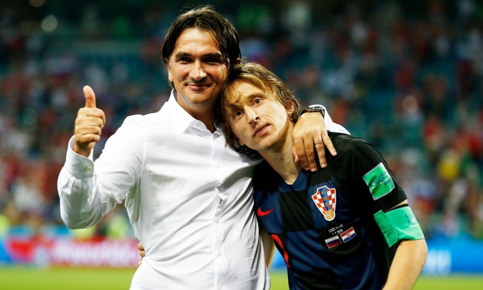 Zlatko Dalić Luka Modrić Hrvatska