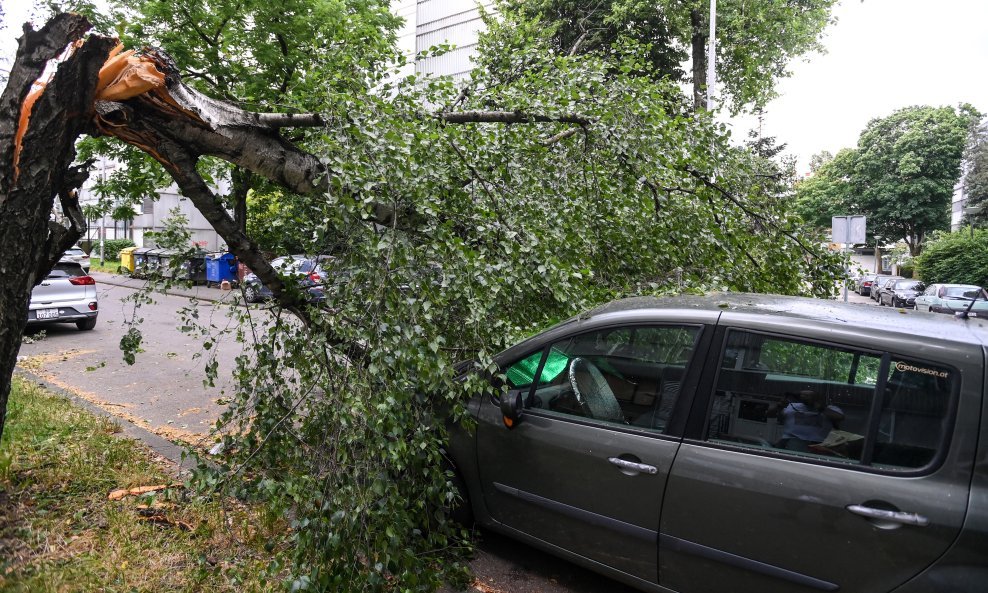 Posljedice nevremena u Zagrebu