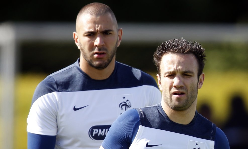 Mathieu Valbuena Karim Benzema