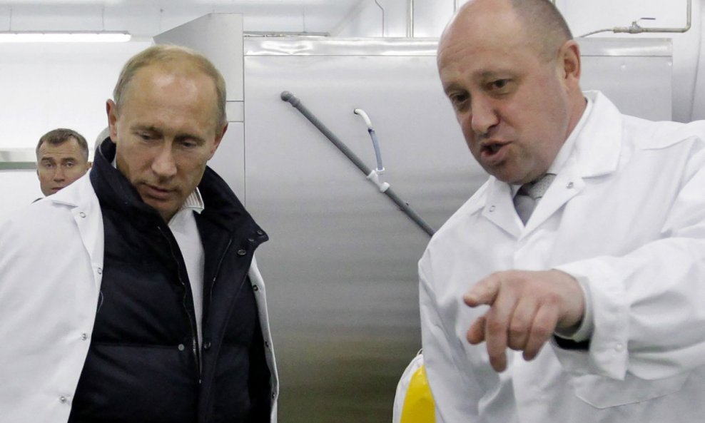 Vladimir Putin i Jevgenij Prigožin