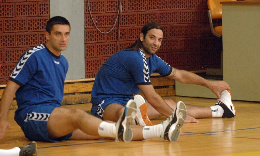 Ivano Balić (desno) i Kiril Lazarov - iz vremena dok su nosili dres RK Zagreba
