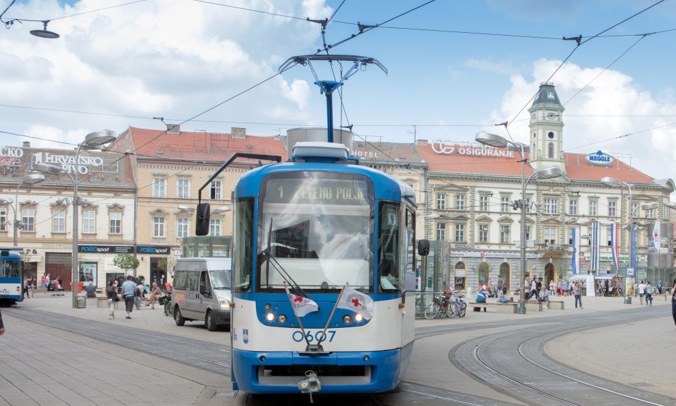 Osječki tramvaj, ilustracija