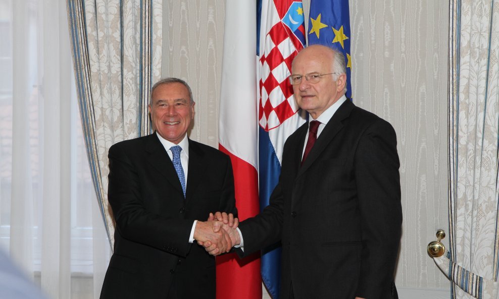 Pietro Grasso i Josip Leko