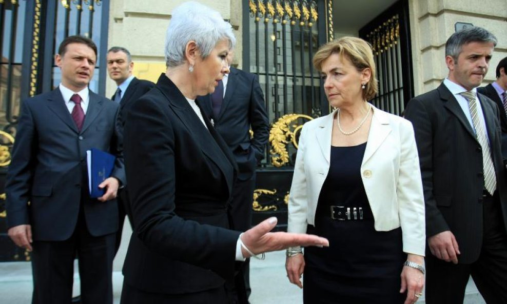 Jadranka Kosor i Vesna Pusić