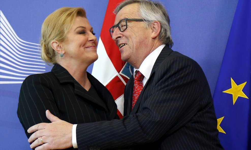 Kolinda Grabar Kitarović i Jean-Claude Juncker