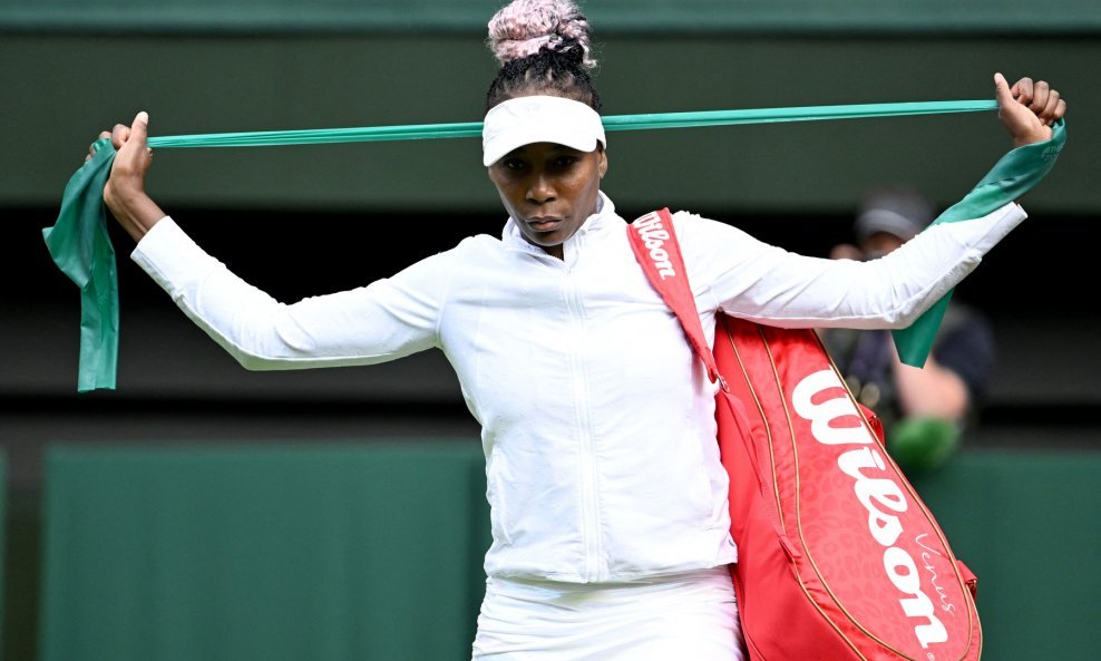 Venus Williams je neslavno završila svoj meč u Wimbledonu