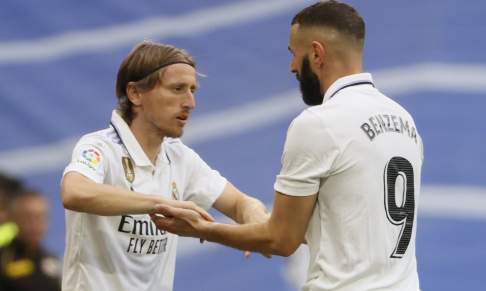 Luka Modrić i Karim Benzema