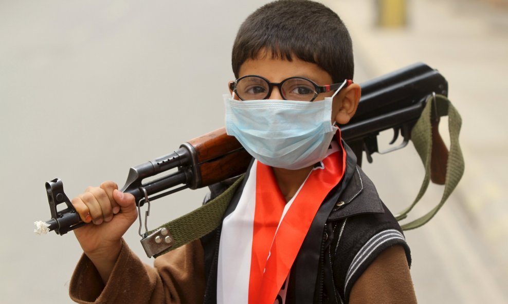Jemen dijete ratnik